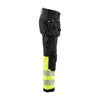 Blaklader 7114 Women's Hi-Vis Waterproof Softshell Trousers - Holster Pocket