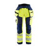 Blaklader 7118 Women's Hi-Vis Waterproof Softshell Trousers - Holster Pockets