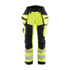 Blaklader 7118 Women's Hi-Vis Waterproof Softshell Trousers - Holster Pockets