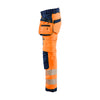 Blaklader 7118 Women's Hi-Vis Waterproof Softshell Trousers - Holster Pockets