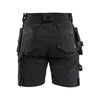 Blaklader 7133 Women's Lightweight Stretch Holster Pocket Shorts Black / UK 14 - Reg Leg