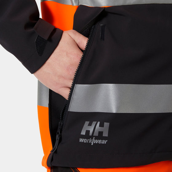 Helly Hansen 77230 Alna 4-Way Stretch Hi Vis Tech Jacket