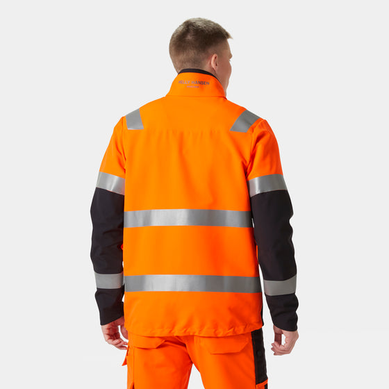 Helly Hansen 77230 Alna 4-Way Stretch Hi Vis Tech Jacket