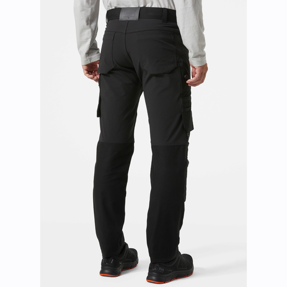 Helly Hansen 77407 Oxford 4X Stretch Work Pants Trousers Black - Premium KNEE PAD TROUSERS from Helly Hansen - Just £71.43! Shop now at Workwear Nation Ltd