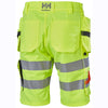 Helly Hansen 77425 Alna 2.0 Hi-Vis Stretch Construction Shorts - Premium HI-VIS SHORTS from Helly Hansen - Just $101.93! Shop now at Workwear Nation Ltd