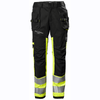 Helly Hansen 77450 Fyre Hi-Vis Anti Flame Arc Protection Pant Trousers HI VIS YELLOW/EBONY / C48 - 33" Waist - 32" Leg