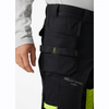 Helly Hansen 77450 Fyre Hi-Vis Anti Flame Arc Protection Pant Trousers HI VIS YELLOW/EBONY / C48 - 33" Waist - 32" Leg