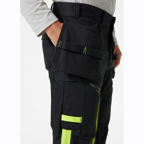 Helly Hansen 77450 Fyre Hi-Vis Anti Flame Arc Protection Pant Trousers - Premium FLAME RETARDANT TROUSERS from Helly Hansen - Just £200! Shop now at Workwear Nation Ltd