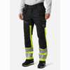 Helly Hansen 77450 Fyre Hi-Vis Anti Flame Arc Protection Pant Trousers HI VIS YELLOW/EBONY / C48 - 33" Waist - 32" Leg
