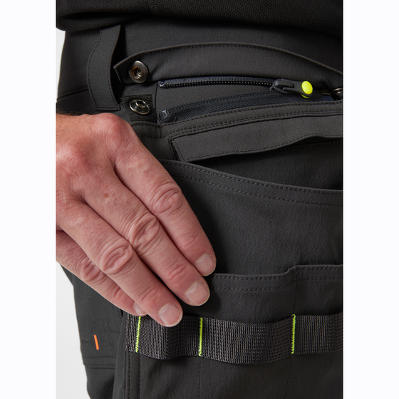 Helly Hansen 77500 Hi-Vis ICU BRZ 4-Way Holster Pocket Knee Pad Stretch Trousers Class 1 - Premium HI-VIS TROUSERS from Helly Hansen - Just £138.10! Shop now at Workwear Nation Ltd