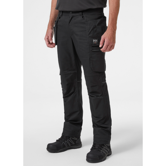 Helly Hansen 77521 Manchester Holster Pocket Knee Pad Trousers Black - Premium KNEE PAD TROUSERS from Helly Hansen - Just £54.29! Shop now at Workwear Nation Ltd