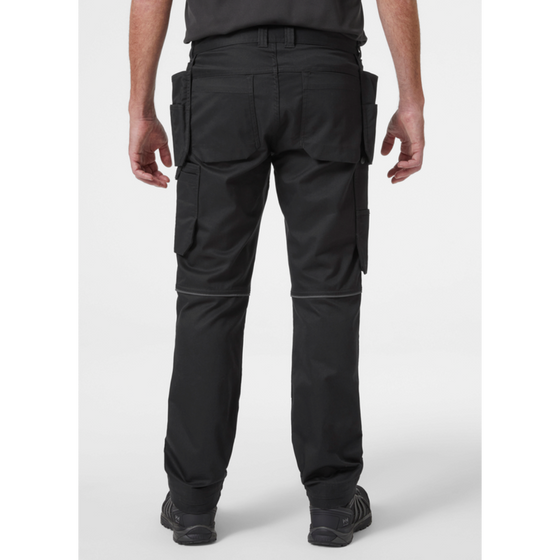 Helly Hansen 77521 Manchester Holster Pocket Knee Pad Trousers Black - Premium KNEE PAD TROUSERS from Helly Hansen - Just £54.29! Shop now at Workwear Nation Ltd