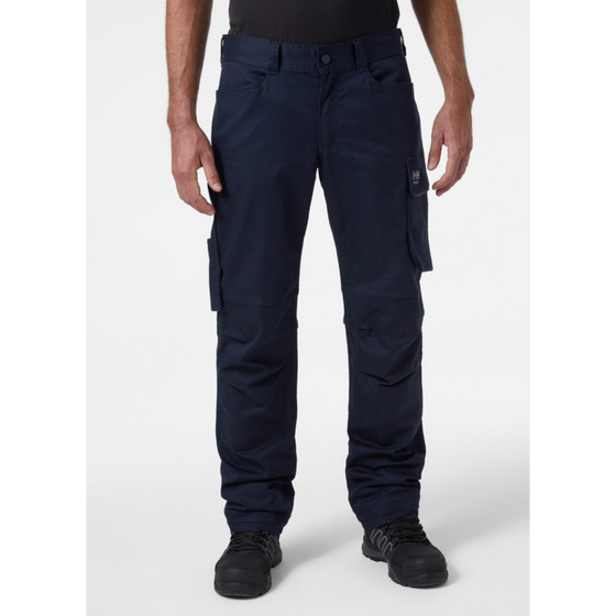 Helly Hansen 77523 Manchester Knee Pad Trousers Navy - Premium CARGO & COMBAT TROUSERS from Helly Hansen - Just £49.52! Shop now at Workwear Nation Ltd