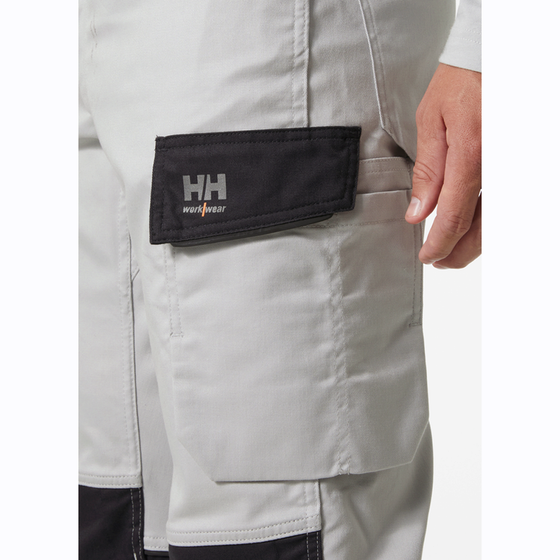 Helly Hansen 77523 Manchester Knee Pad Trouser Grey Fog - Premium CARGO & COMBAT TROUSERS from Helly Hansen - Just £49.52! Shop now at Workwear Nation Ltd