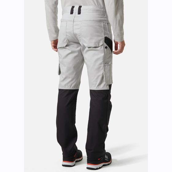Helly Hansen 77523 Manchester Knee Pad Trouser Grey Fog - Premium CARGO & COMBAT TROUSERS from Helly Hansen - Just £49.52! Shop now at Workwear Nation Ltd