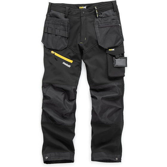 StandSafe WK009XT Xtreme Water Repellent Softshell Holster Pocket Work Trouser - Premium KNEE PAD TROUSERS from Standsafe - Just £41.99! Shop now at Workwear Nation Ltd