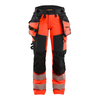 Blaklader 7022 Women's Hi-Vis 4-way stretch trousers
