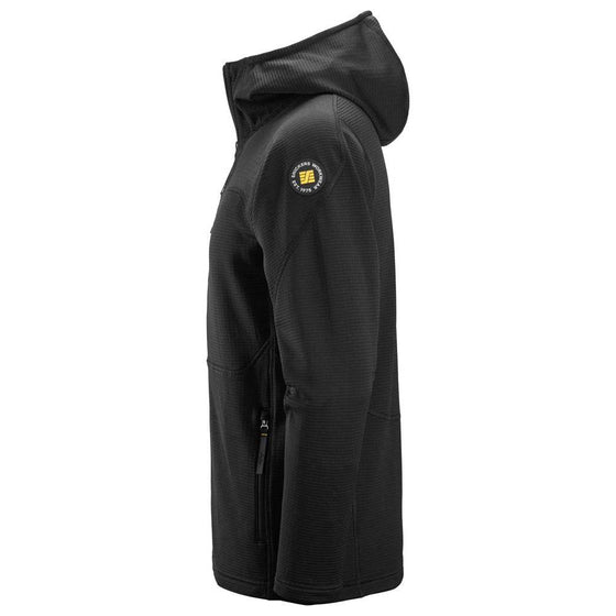 Snickers 9420 Thermal Body Mapping Fleece Full-Zip Hoodie Black / XL