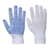 Portwest A111 Classic Polka Dot Work Glove - Premium GLOVES from Portwest - Just $0.68! Shop now at Workwear Nation Ltd