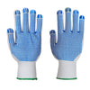 Portwest A113 Polka Dot Plus Gloves - Premium GLOVES from Portwest - Just $1.29! Shop now at Workwear Nation Ltd