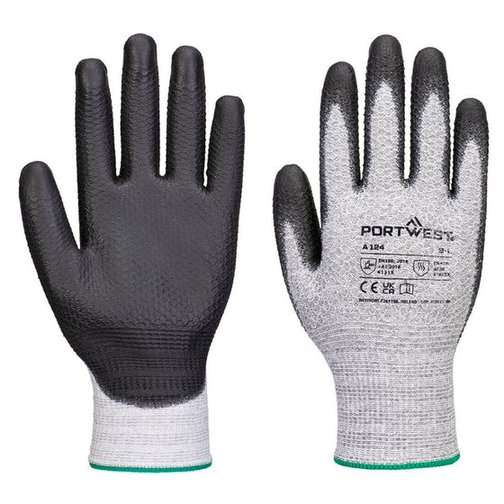 Portwest A124 Grip 13 PU Diamond Knit Gloves (Pk12)