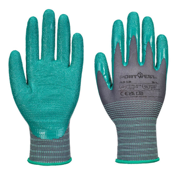 Portwest A313 Grip 15 Nitrile Crinkle Glove (Pack of 12)