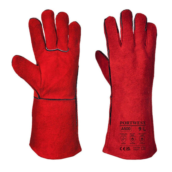 Portwest A500 Welders Gauntlet - Premium GLOVES from Portwest - Just £4.16! Shop now at Workwear Nation Ltd