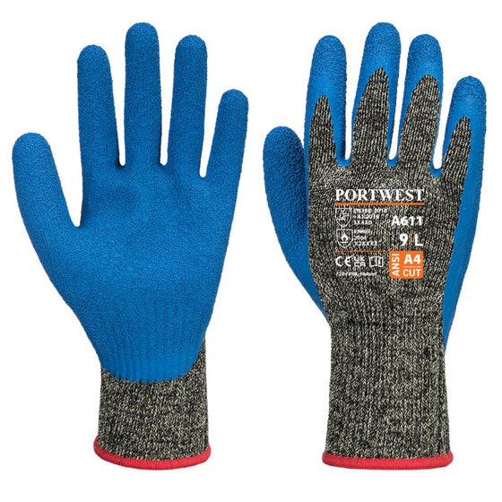 Portwest A611 Aramid HR Cut Latex Glove - Premium GLOVES from Portwest - Just £4.70! Shop now at Workwear Nation Ltd