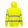 PORTWEST B305 HI-VIS ZIPPED HOODIE