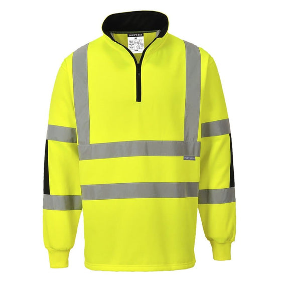 PORTWEST B308 XENON HI-VIS RUGBY SHIRT