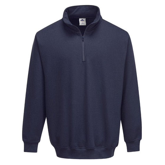 PORTWEST B309 SORRENTO ZIP NECK SWEATSHIRT