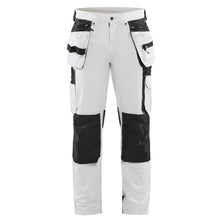  Blaklader 1079 4-Way Stretch Painters Work Trousers White/Dark grey / 34" Waist, Regular Leg