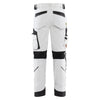 Blaklader 1089 4-Way Stretch Painters Work Trousers White/Dark grey / 36" Waist, Short Leg