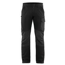  Blaklader 1422 4-Way Stretch Service Work Trousers Black / Dark Grey
