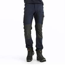  Blaklader 1422 4-Way Stretch Service Work Trousers Navy Blue / Black Only Buy Now at Workwear Nation!