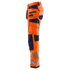 Blaklader 1997 Hi-Vis 4-Way Stretch Holster Pocket Kneepad Work Trousers