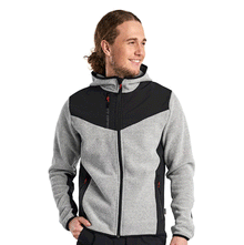  Blaklader 5940 Knitted Part Softshell Hooded Work Jacket Only Buy Now at Workwear Nation!