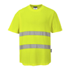 Portwest C394 Hi-Vis Cotton Comfort Mesh Insert T-Shirt