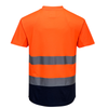 Portwest C395 Hi-Vis Contrast Mesh Insert T-Shirt