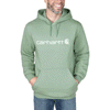 Carhartt 100074 Loose Fit Mid-Weight Logo Graphic Hoodie Only Buy Now at Workwear Nation!