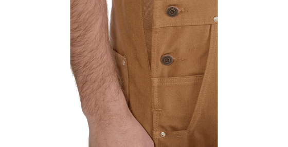 Carhartt 102776 Relaxed Fit Duck Bib Overall CARHARTT BROWN / Waist 32" / Leg 32"