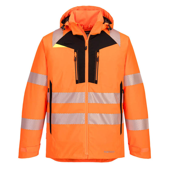Portwest DX461 DX4 Hi-Vis Stretch Waterproof Breathable Winter Jacket