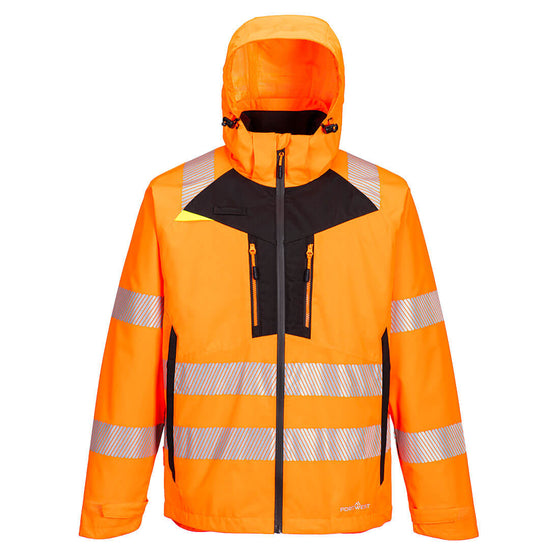 Portwest DX466 DX4 Hi-Vis 4-in-1 Waterproof Jacket - Premium HI-VIS JACKETS & COATS from Portwest - Just £122.72! Shop now at Workwear Nation Ltd