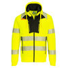 Portwest DX477 Hi-Vis Funnel Neck Full Zip Hooded Sweatshirt - Premium HI-VIS SWEATSHIRTS & HOODIES from Portwest - Just €100.98! Shop now at Workwear Nation Ltd