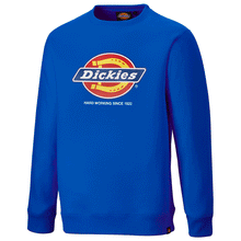  Dickies DT3010 22 Longton Graphic Logo Sweatshirt Royal Blue Medium - Workwear Nation Ltd