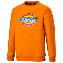  Dickies DT3010 22 Longton Graphic Logo Sweatshirt Orange XL - Workwear Nation Ltd