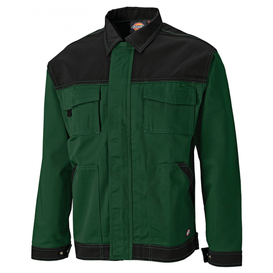 Dickies Industry 300 Two Tone Work Jacket (IN30010) Green/Black / Medium