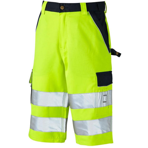 Dickies Industry Hi Vis Work Shorts SA30065 Yellow 34" Waist