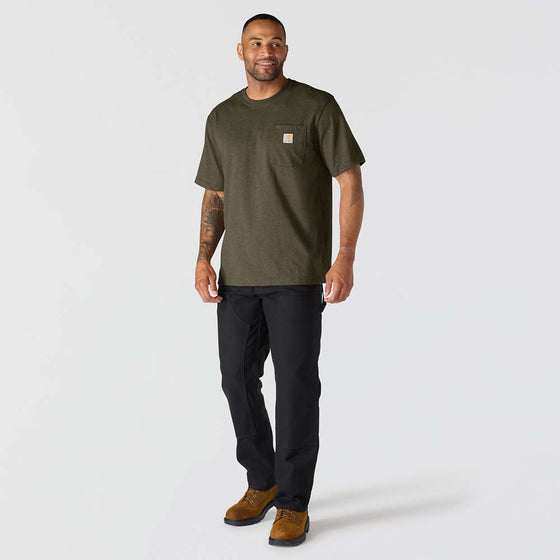 Carhartt 103296 Relaxed Fit Heavyweight Short Sleeve K87 Pocket T