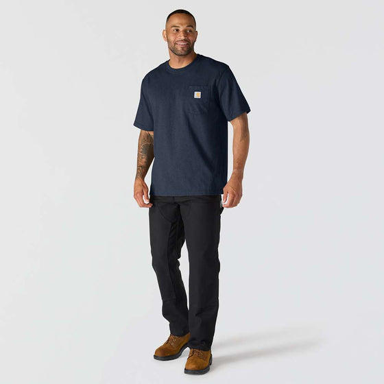 Carhartt 103296 Relaxed Fit Heavyweight Short Sleeve K87 Pocket T